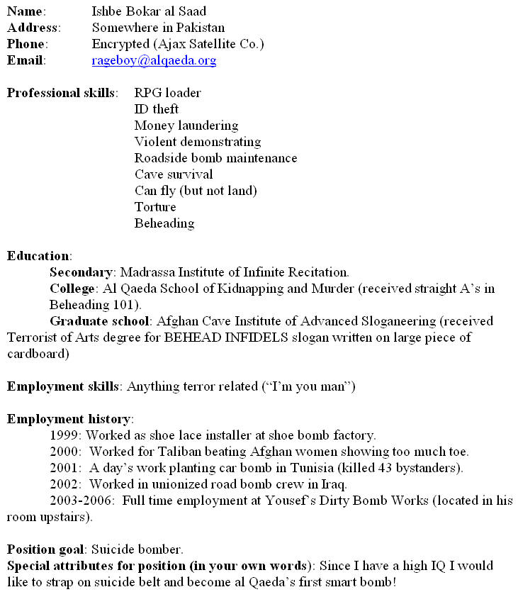 Ready To Fill Up Curriculum Vitae A Blank Cv Template